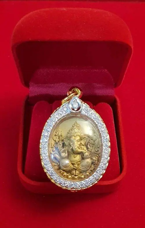 พระพิฆเนศ สิริมงคล (สีทอง)