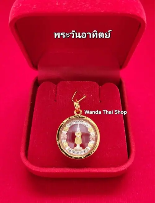 พระประจำวันเกิด ล้อมเพชร องค์ลอย